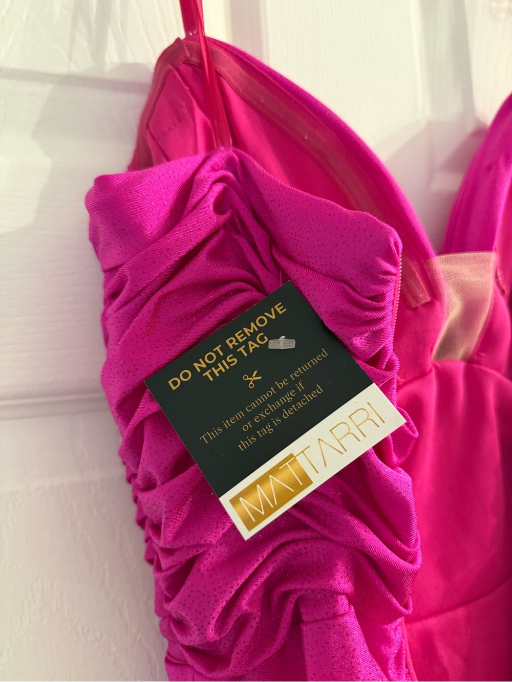 NEVER worn pink formal dress - Picture 7 of 7